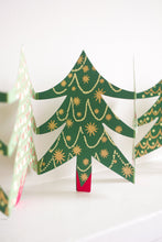 Load image into Gallery viewer, Tree Concertina Garland