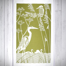 Load image into Gallery viewer, By The River Bank Tea Towel
