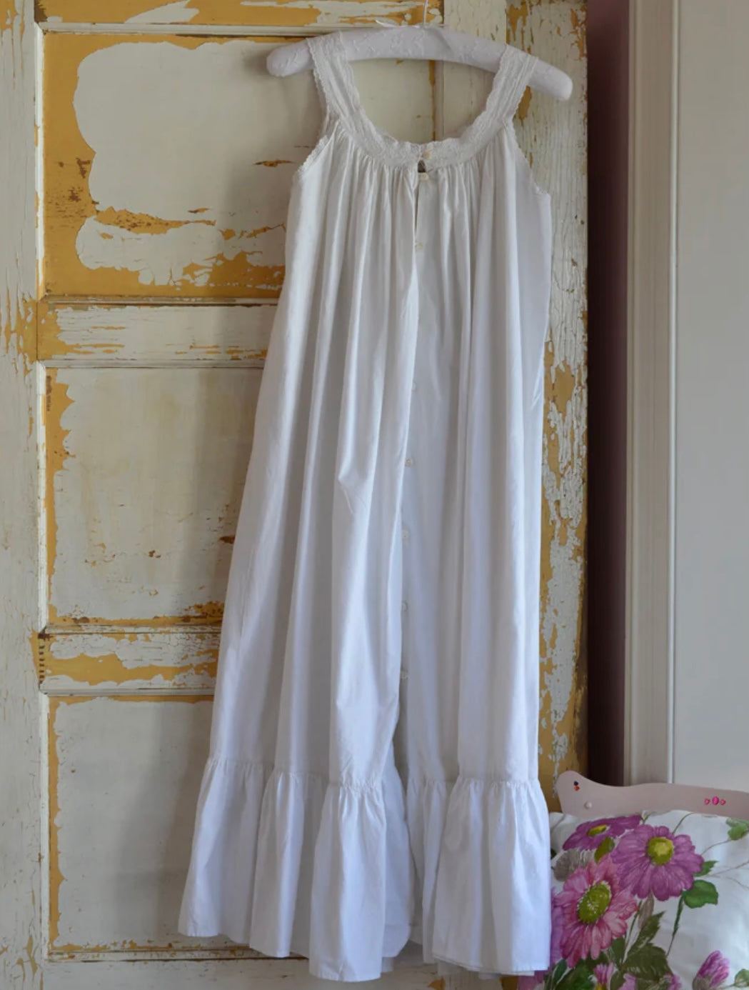 Button Front Nightdress Beehive