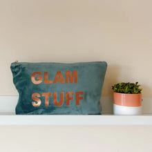 Load image into Gallery viewer, Glam Stuff Bag - Velvet Pouch