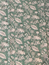 Load image into Gallery viewer, Block Printed Tablecloth - Sage Breeze