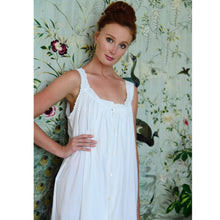 Load image into Gallery viewer, Pure White Cotton Full Length Nightdress - One Size