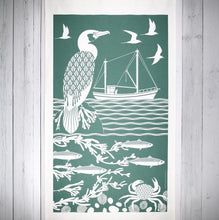 Load image into Gallery viewer, By The Seashore Tea Towel