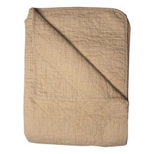 Load image into Gallery viewer, Quilted Throw - Mustard Stripe