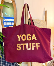 Load image into Gallery viewer, Yoga Stuff - Extra Large Tote Bag