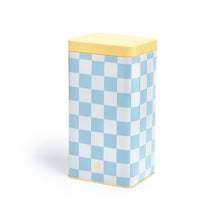 Load image into Gallery viewer, Airtight Pantry Tin - Aqua Check