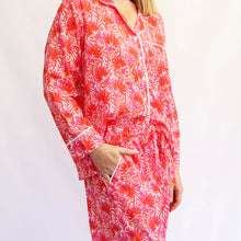 Load image into Gallery viewer, Pyjamas - Magenta & Orange Jaipur Floral