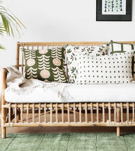 Load image into Gallery viewer, Linen Cushion - Heaven Blue + Ironstone