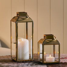 Load image into Gallery viewer, Maro Brass Lantern - Tall