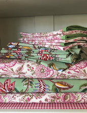 Load image into Gallery viewer, Block Printed Tablecloth - White Antigua