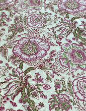 Load image into Gallery viewer, Block Printed Tablecloth - White Antigua