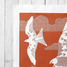 Load image into Gallery viewer, Red Kite Tea Towel