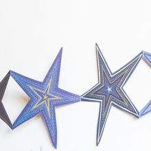 Load image into Gallery viewer, Star Concertina Garland