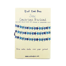 Load image into Gallery viewer, Star Concertina Garland