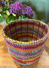 Load image into Gallery viewer, Fair Trade Recycled Sari Basket
