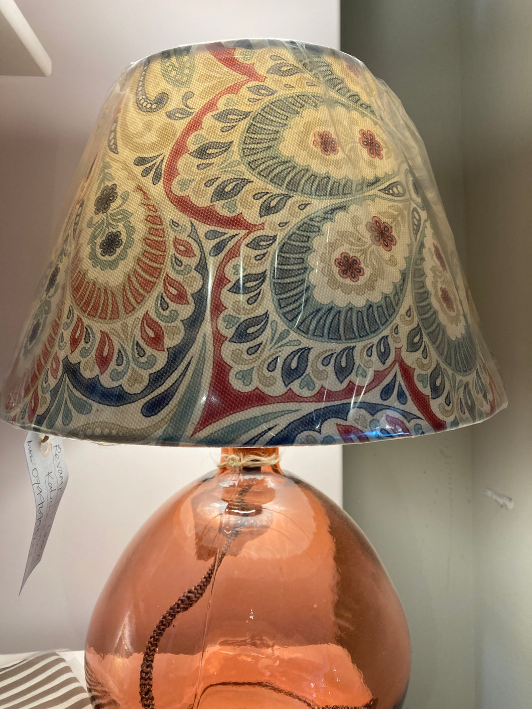 Medium cone lampshade - persia red