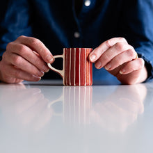 Load image into Gallery viewer, Musango Espresso Sgraffito Stripe
