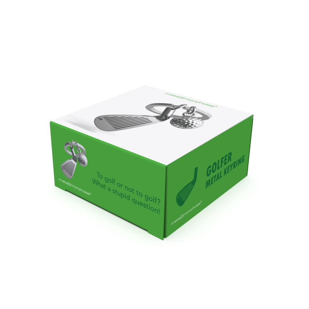 Golfer Keyring