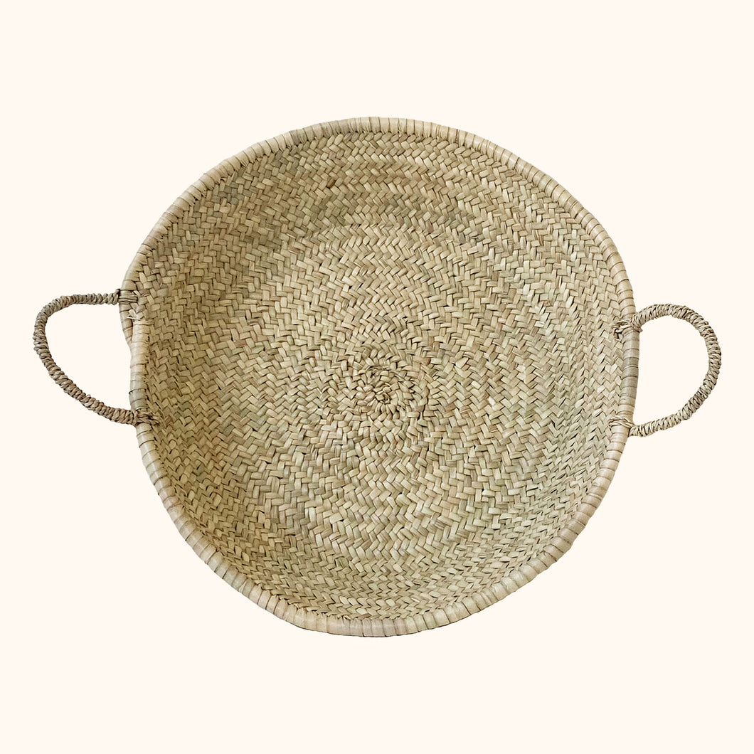 Moroccan Round Palm Tray