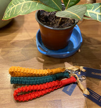 Load image into Gallery viewer, Macrame Wristlet Key Ring
