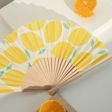 Load image into Gallery viewer, Fan - Green / Pink / Citrus
