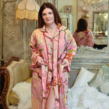 Load image into Gallery viewer, Pink Botanical Kimono
