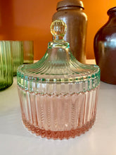 Load image into Gallery viewer, Glass “Bonbonniere” Lidded Jar
