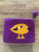 Load image into Gallery viewer, Felt bird purse
