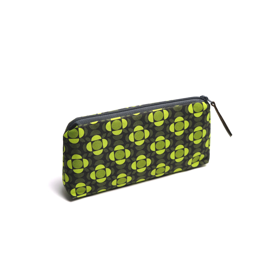 Medium Zipped Pouch - Boho Green