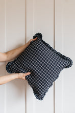 Load image into Gallery viewer, Midnight Grid Cushion
