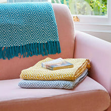 Load image into Gallery viewer, Diamond recycled Cotton Throw
