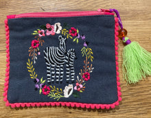 Load image into Gallery viewer, Embroidered animal purse
