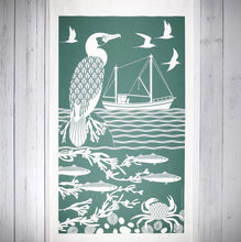 Load image into Gallery viewer, By The Seashore Tea Towel
