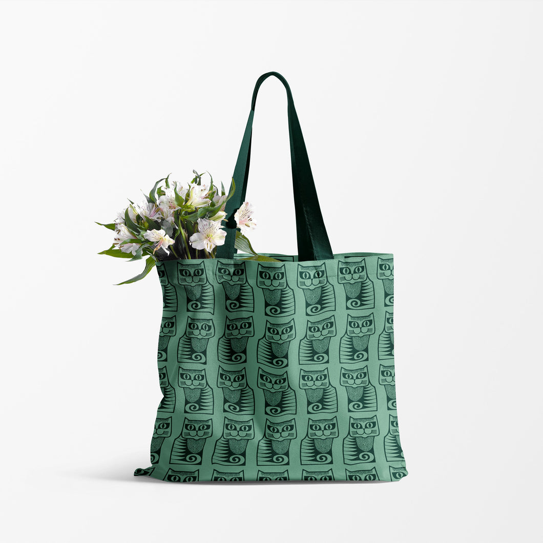 Shopper Tote Bag - Cat