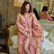 Load image into Gallery viewer, Pink Botanical Kimono
