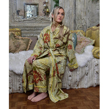 Load image into Gallery viewer, Cotton Kimono - Sepia and Olive
