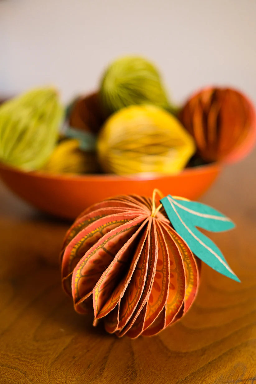 Honeycomb Orange Decoration