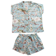 Load image into Gallery viewer, Blue Blossom Short Pyjamas
