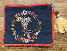 Load image into Gallery viewer, Embroidered animal purse
