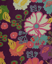 Load image into Gallery viewer, Cotton Dressing Gown / Kimono - Cosmos Fig
