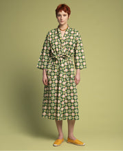 Load image into Gallery viewer, Cotton Dressing Gown / Kimono - Absynth Mosaic
