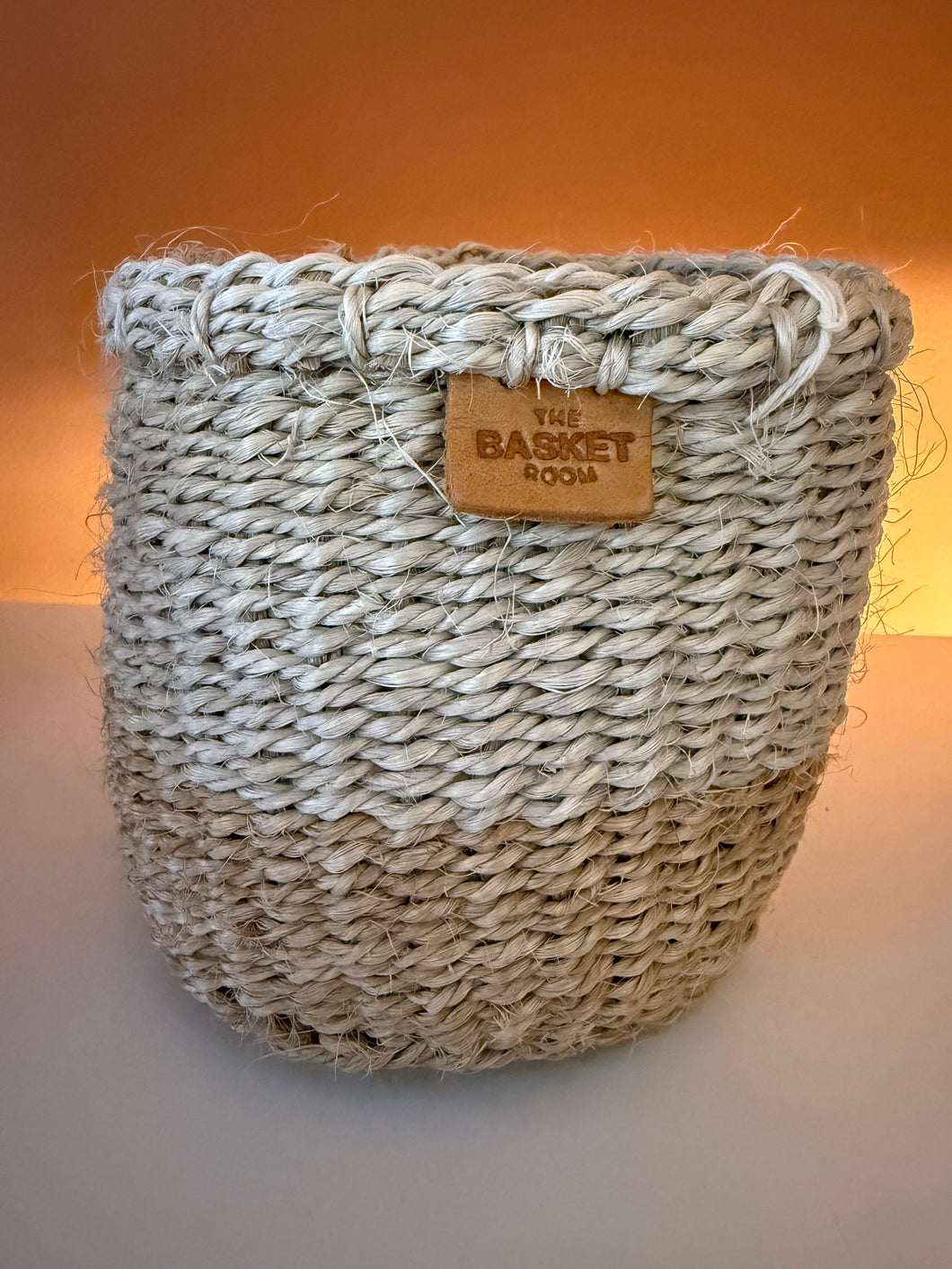 Small Colour Block Woven Basket