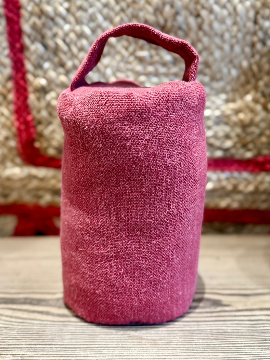 Handmade Doorstop - Brick Red