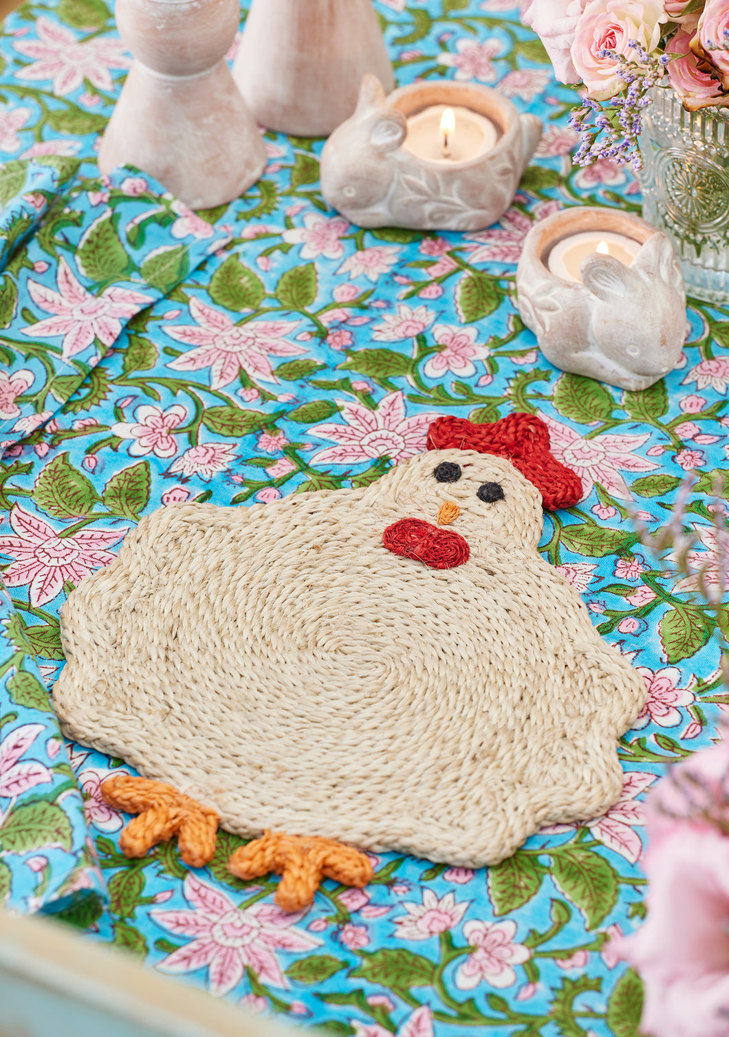 Jute Chicken Placemat