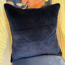Load image into Gallery viewer, Handmade Cushion - Nina Campbell and velvet
