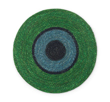 Load image into Gallery viewer, Seagrass placemat Green &amp; Blue
