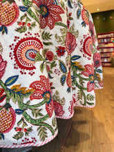 Load image into Gallery viewer, Block Printed Tablecloth - Tortola Flower
