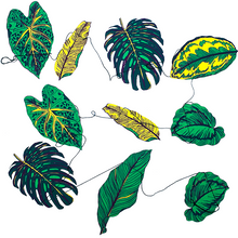 Load image into Gallery viewer, Screen Printed Leaves Garland
