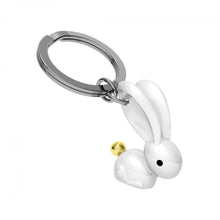 Load image into Gallery viewer, White Bunny Keyring
