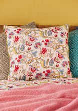 Load image into Gallery viewer, Hand Block Printed Cushion - Summer Bright
